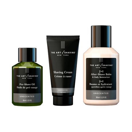 The Art of Shaving Canada | Unscented Travel Shaving Essentials Set